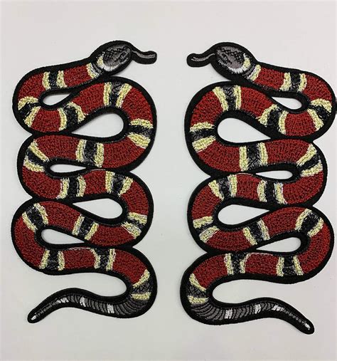 gucci snake patch big